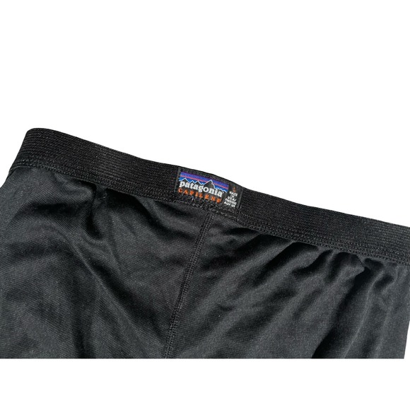 Patagonia Capilene Thermal Underwear Bottoms Black Size L  Base Layer Leggings - Picture 3 of 11